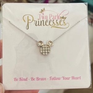 Mickey Mouse Waffle Necklace by TwoParkPrincesses